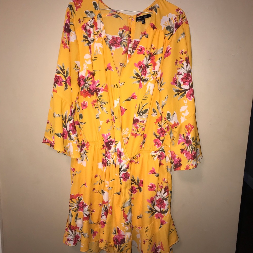Cute V- cut romper